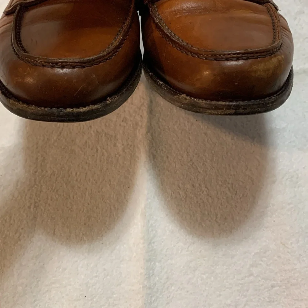 Ralph Lauren Men’s Purple Label Chalmers Burnished Calfskin Penny Loafer